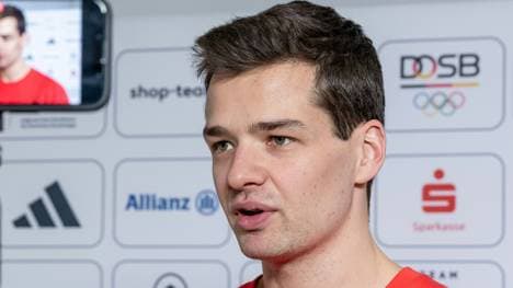 Kai Wissmann bei der Olympia-Einkleidung