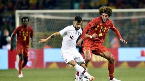 Die Portugiesen (in weiß) suchen aktuell noch nach ihrer WM-Form