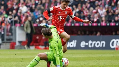 Thomas Müller bei seinem Tor gegen den VfL Bochum
