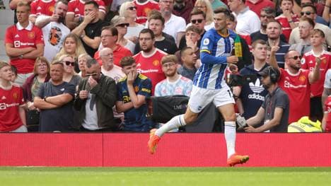 Pascal Groß schoss Brighton & Hove Albion mit zwei Toren zum Sieg bei Manchester United
