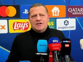 Minjae Kim fliegt beim Spiel des FC Bayern gegen Saint-Gilloise vom Platz. Bayerns Sportvorstand Max Eberl nimmt den Verteidiger in Schutz.