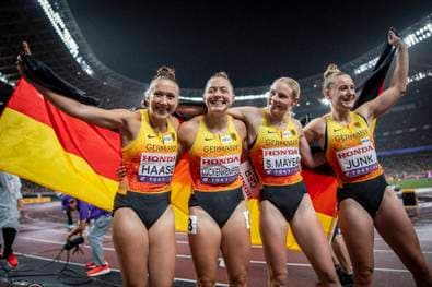 WM: Frauen-Staffel holt zum Abschluss Bronze 