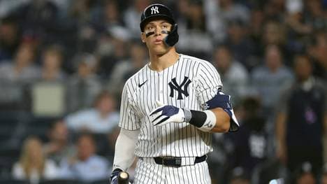 Schmerzhafter Treffer bei Aaron Judge