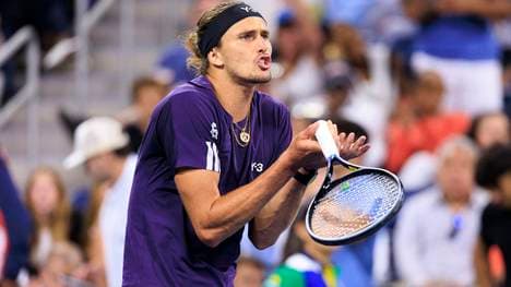 Alexander Zverev schied bei den US Open unerwartet früh aus