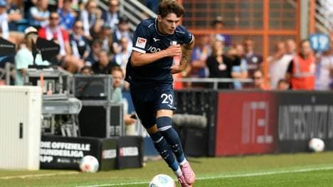 Moritz Broschinski am Ball