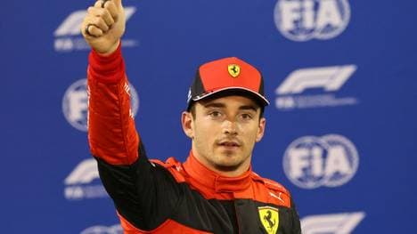 Leclerc startet in Bahrain von der Pole Position
