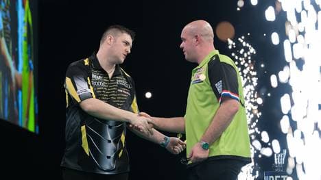 Michael van Gerwen und Daryl Gurney
