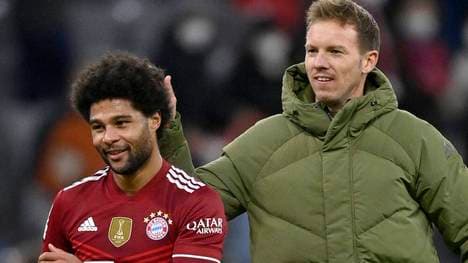 Julian Nagelsmann hofft auf einen langfristigen Verbleib von Serge Gnabry