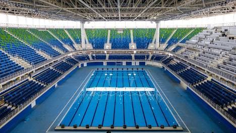 Im Olympic Aquatics Stadium finden die Schwimmwettbewerbe statt
