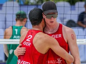 Deutsches Duo im Halbfinale