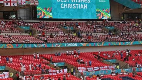 Große Anteilnahme am Schicksal von Christian Eriksen