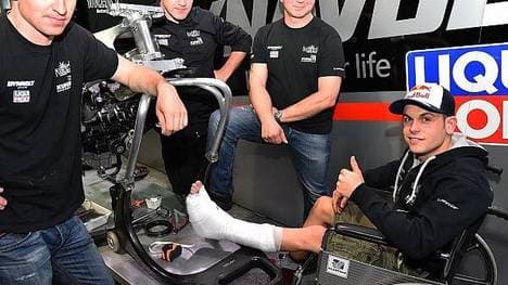 Schmerzhafter Saisonauftakt: Sandro Cortese brach sich in Katar den Knöchel