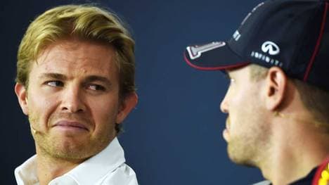 Nico Rosberg (l.) wurde in der vergangenen Saison Vizeweltmeister