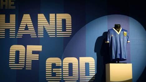 Maradonas legendäres WM-Trikot aus dem Jahr 1986.