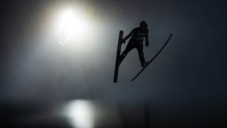 Marius Lindvik bei der WM in Trondheim