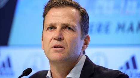 Oliver Bierhoff diskutiert mit den Managern der Klubs über die Zukunft des deutschen Fußball