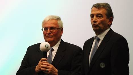 Gegen Dr. Theo Zwanziger (l.) und Wolfgang Niersbach wird ermittelt