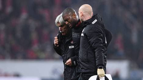 Anthony Modeste musste gegen Mainz 05 verletzt ausgewechselt werden