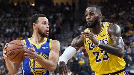 Auch Stephen Curry und LeBron James sind für eine Fortsetzung der Saison