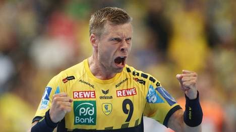 Bester Werfer der Löwen gegen Montpellier war Gudjon Valur Sigurdsson mit elf Treffern