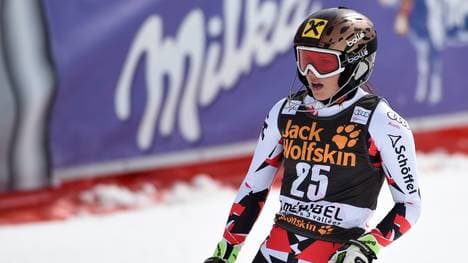 Anna Fenninger führt nach dem ersten Lauf