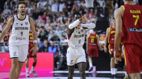 In EM-Form: Franz Wagner (l.) und Dennis Schröder