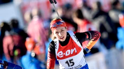 Biathletin Franziska Preuß  ist nach ihrem Infekt wieder fit