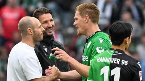 Hannover 96 in Vorbereitung auf das kommende Spiel 