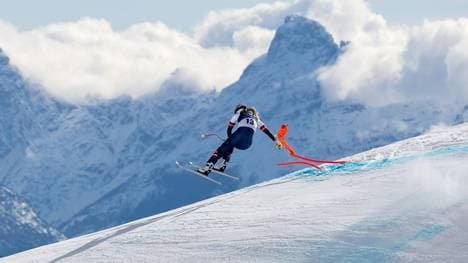 Lindsey Vonn kurz vor ihrem Sturz