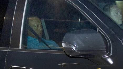 Tiger Woods wurde nach seinem Unfall festgenommen