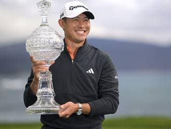 Golf: Morikawa gewinnt in Pebble Beach