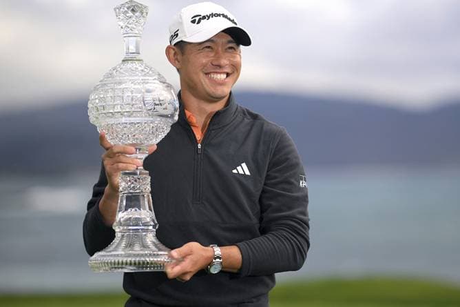 Golf: Morikawa gewinnt in Pebble Beach