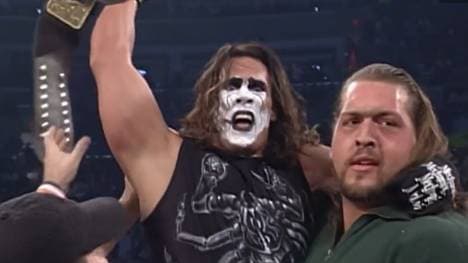 Sting (mit "The Giant" Paul Wight, dem späteren Big Show) wurde bei WCW Starrcade 1997 Champion