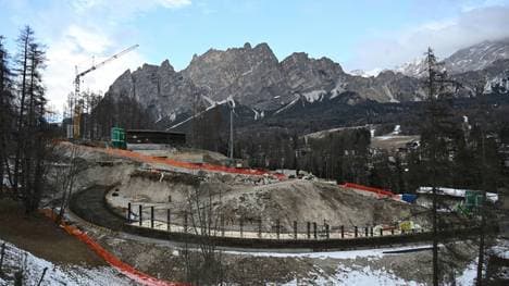 An der Bobbahn wird weiter gebaut 