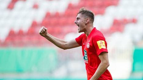 Lauterns Kevin Kraus will gegen Dynamo Dresden jubeln.  