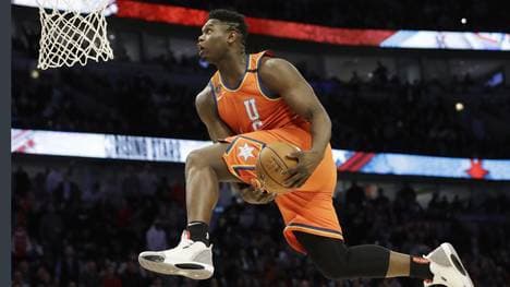 Zion Williamson sorgte mit seiner Urgewalt für einen kaputten Korb