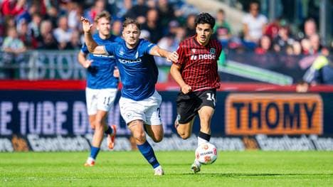 Tor und Vorlage: Hannovers Husseyn Chakroun (rechts)