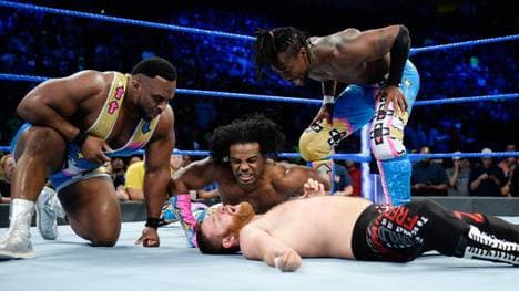 The New Day nahmen sich bei WWE SmackDown Live Sami Zayn vor
