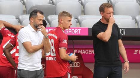 Die Bayern wollen Gabriel Vidovic (M.) eine Chance geben