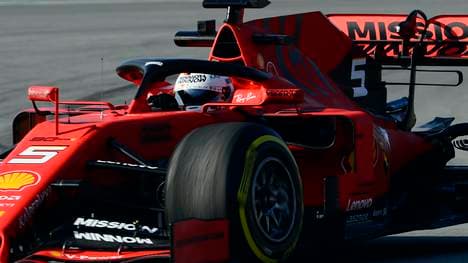 Sebastian Vettel hatte im Duell mit Lewis Hamilton die Nase vorn