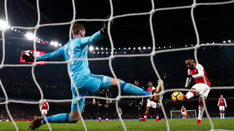 David de Gea brachte Alexandre Lacazette und seine Kollegen zur Verzweiflung