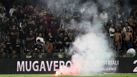 Das Spiel zwischen Salernitana und Sampdoria Genua musste abgebrochen werden