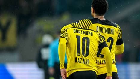 Thorgan Hazard (l.) hat das Interesse von Newcastle United geweckt