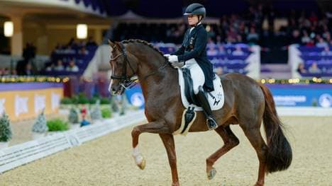 Isabell Werth mit Hengst Viva Gold