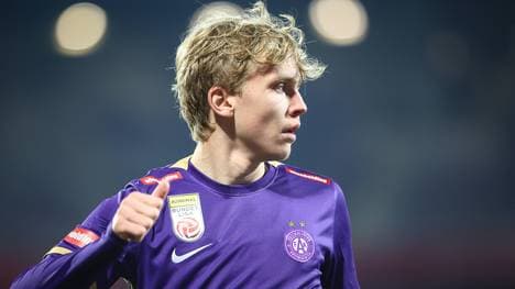 Frans Krätzig ist an Austria Wien ausgeliehen