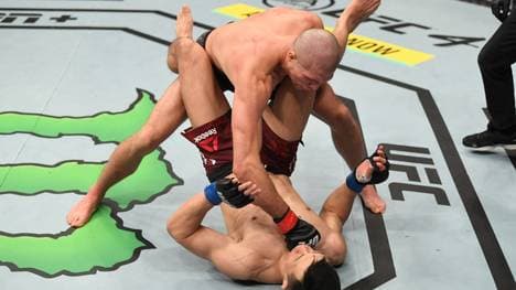 Brian Ortega (o.) ließ Chan Sung Jung keine Chance