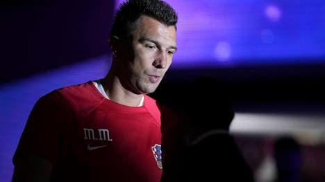 Mario Mandzukic sah gegen Argentinien Rot auf der Bank