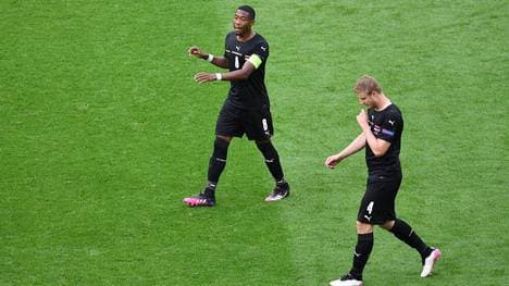 David Alaba (l.) und Martin Hinteregger 2021 in der österreichischen Nationalmannschaft
