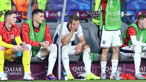 Harry Kane war nach dem späten 1:2 bedient