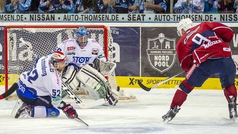 Die Hamburg Freezers gewannen gegen die Schwenninger Wild Wings